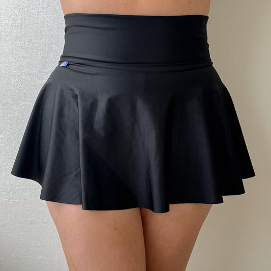Falda short negro y colores talla única (36 a 40)