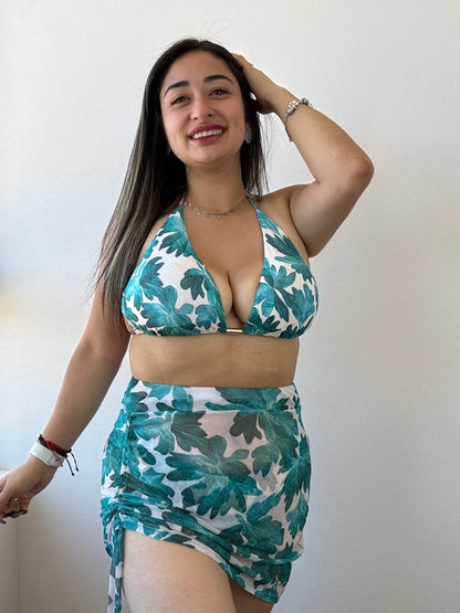 Bikinis 3 piezas Brasil L/XL FALDA tul