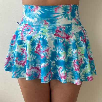 Falda short negro y colores talla única (36 a 40)