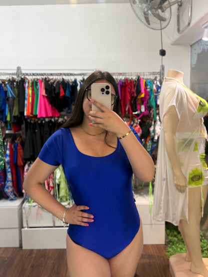 Enterito básico con mangas moldeador  powernet colección CUERPAWER S/M