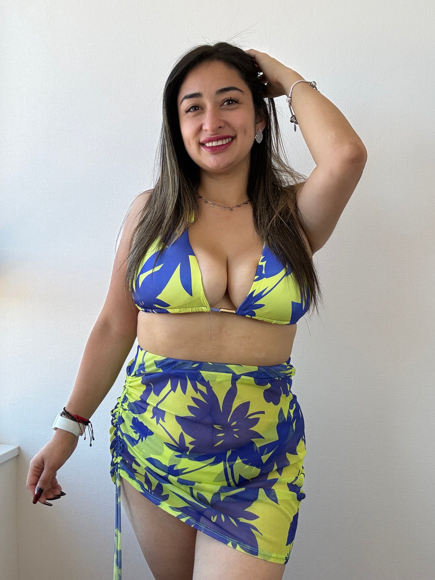 Bikinis 3 piezas Brasil L/XL FALDA tul