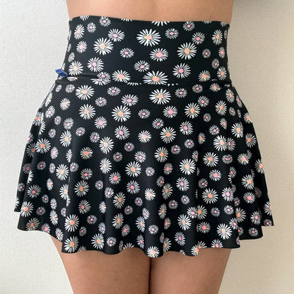 Falda short negro y colores talla única (36 a 40)