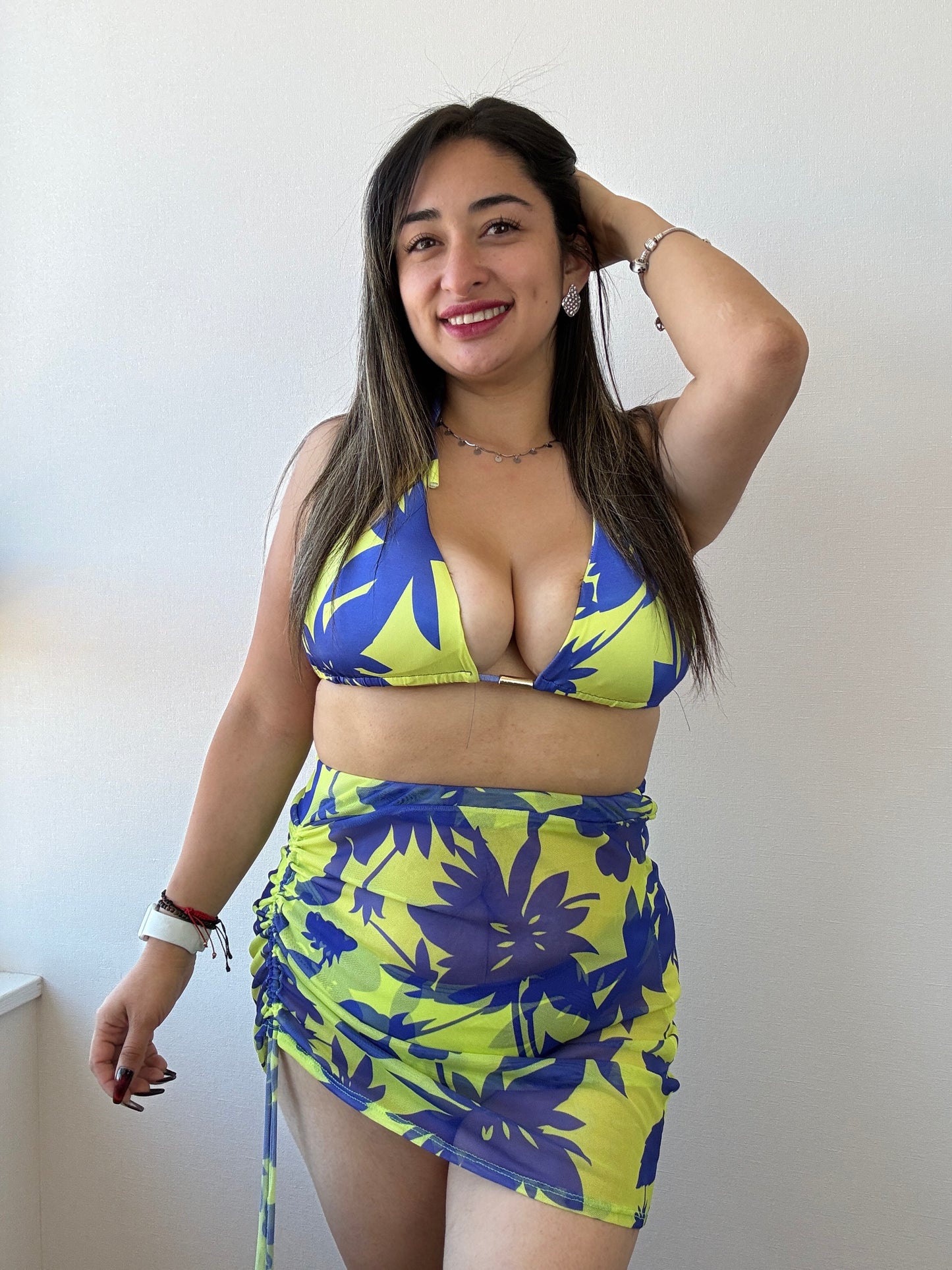 Bikinis 3 piezas Brasil L/XL FALDA tul