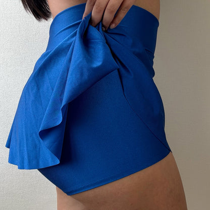 Falda short negro y colores talla única (36 a 40)