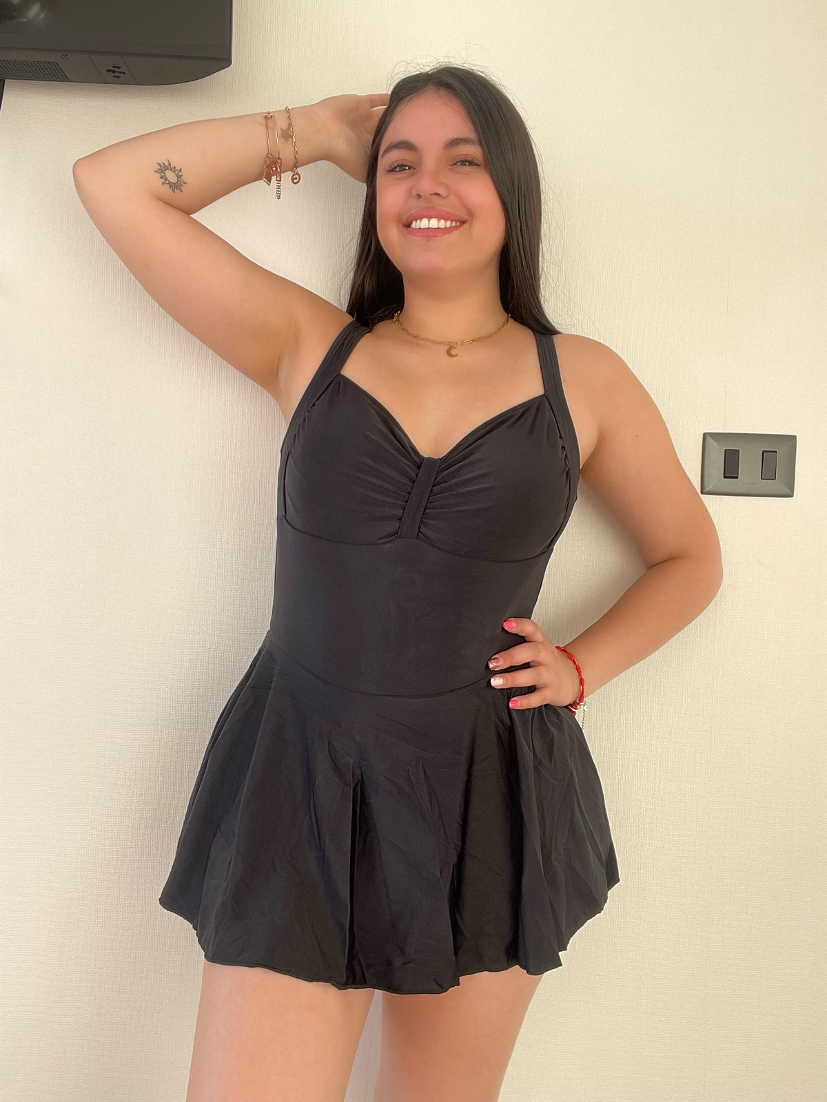 Enterito falda - Negro / L (36/38/40)