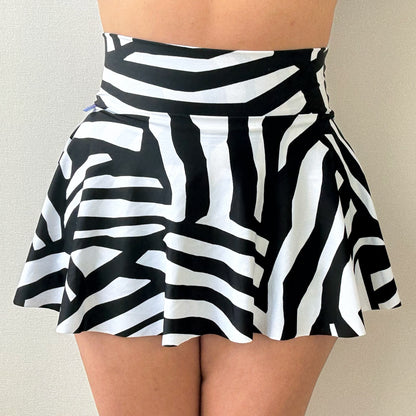 Falda short negro y colores talla única (36 a 40)