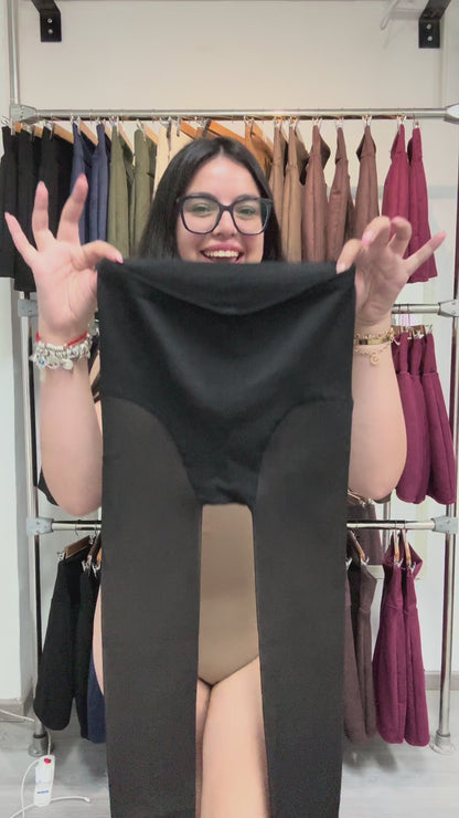 Pantys forradas pequeña y grande